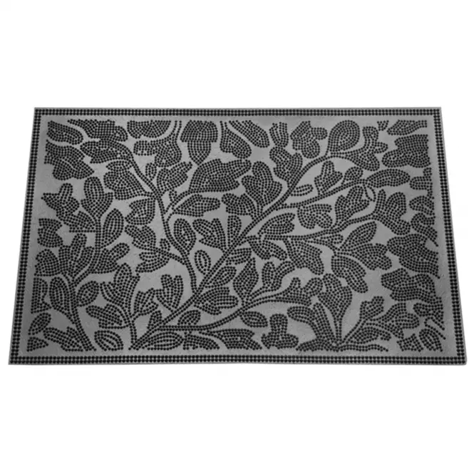 Gumírozott Lábtörlő kültéri Leaf K-116 58x36 cm levél