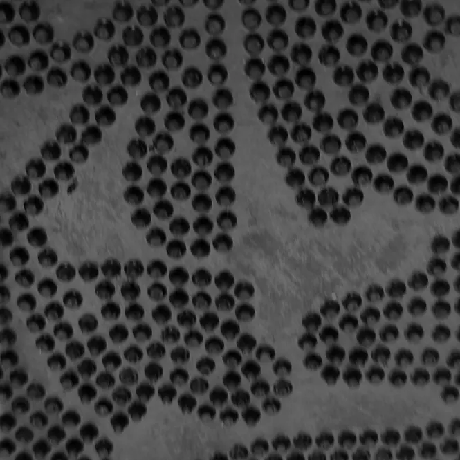 Gumírozott Lábtörlő kültéri Leaf K-116 58x36 cm levél,2