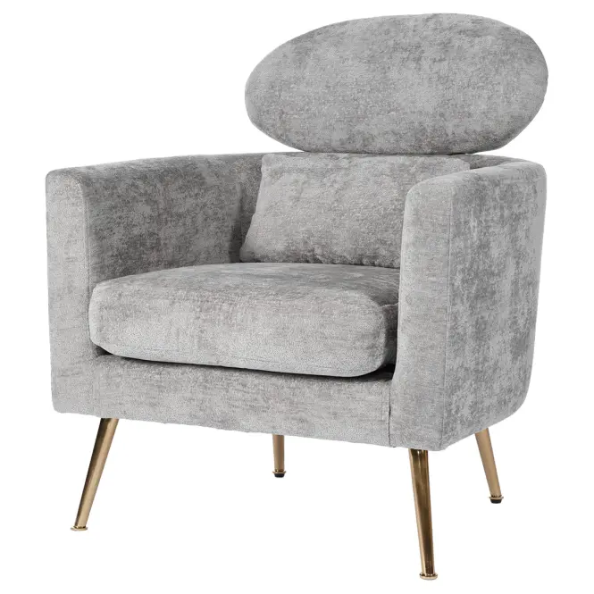 Fotel Glamour szürke,3