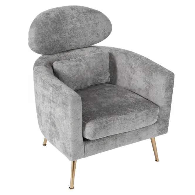 Fotel Glamour szürke,2