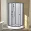 Zuhanykabin negyedkör Elize 90x90x200 black,2