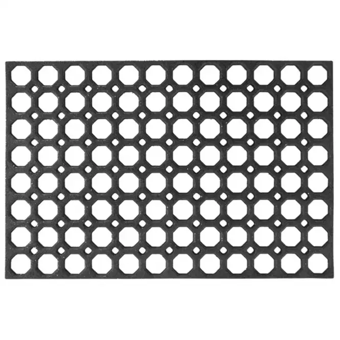 Lábtörlő Honey Comb EU5000302 45x75 cm fekete