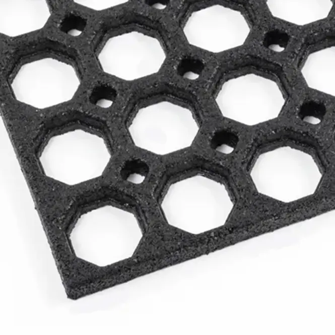 Lábtörlő Honey Comb EU5000302 45x75 cm fekete,2