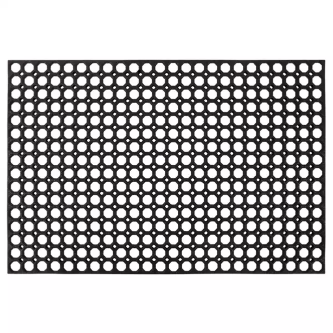 Lábtörlő Honey Comb EU5000306 80x120 cm fekete