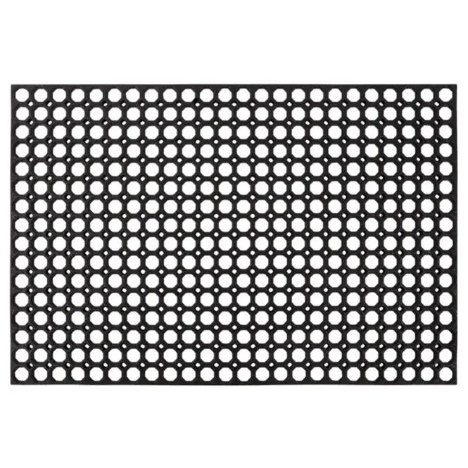Lábtörlő Honey Comb EU5000306 80x120 cm fekete