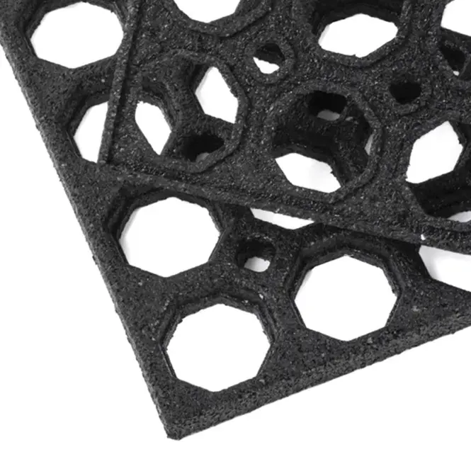 Lábtörlő Honey Comb EU5000310 40x60 cm fekete,3