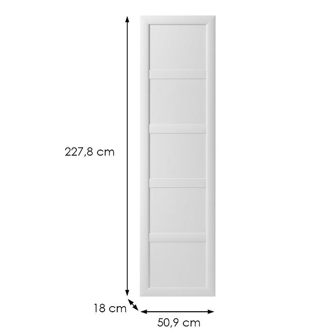 Szekrény eleje 2278 keret Ultra fehér platina,2