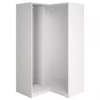 Sarokszekrénytest balos Ultra fehér