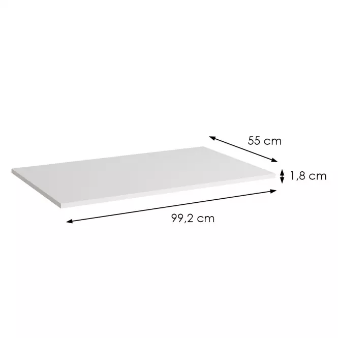 Szekrénypolc 2D R06 309 Ultra 2 db fehér