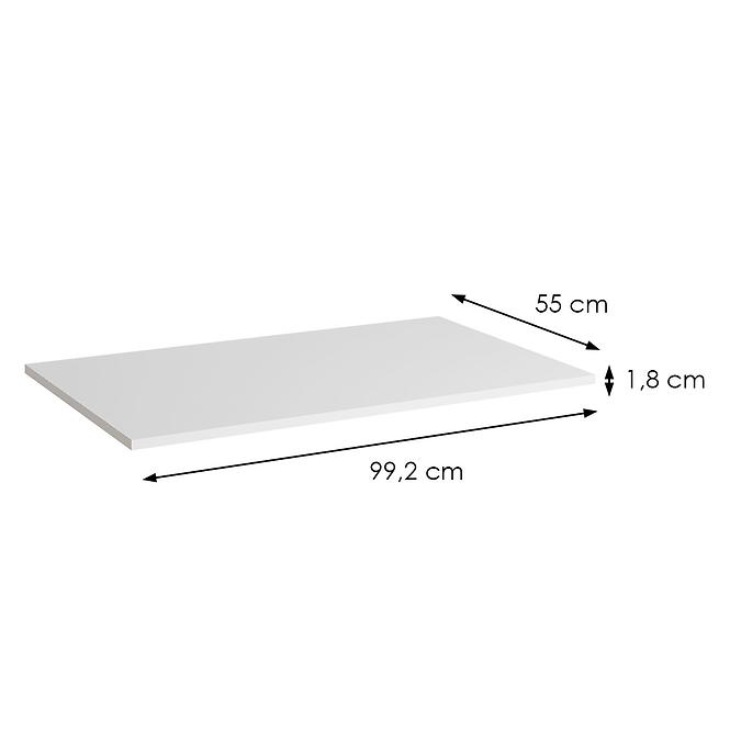 Szekrénypolc 2D R06 309 Ultra 2 db fehér,2