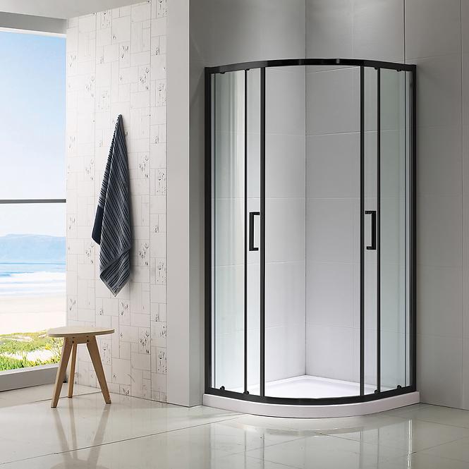 Zuhanykabin Aura 80x80x190 black