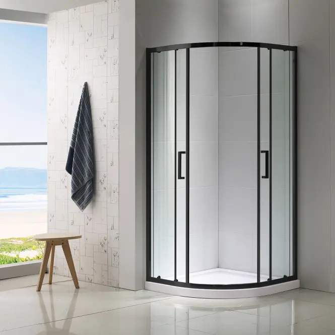 Zuhanykabin Aura 80x80x190 black,3