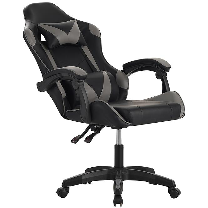 Gamer szék Fotyn 8684 fekete/szürke