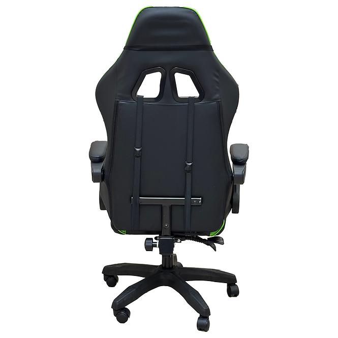 Gamer szék Kastor 8688 fekete/zöld