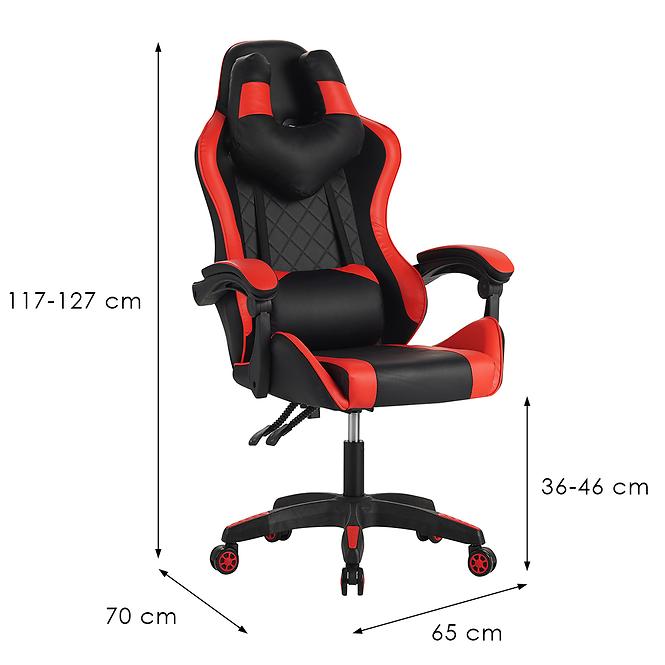 Gamer szék Archip  8686 fekete/piros