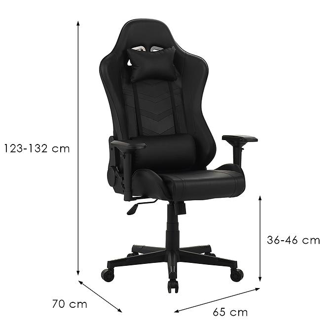 Gamer szék Leander 8690 fekete