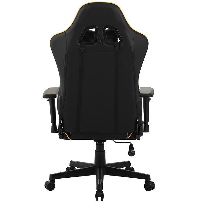 Gamer szék Leander 8691 fekete/sárga