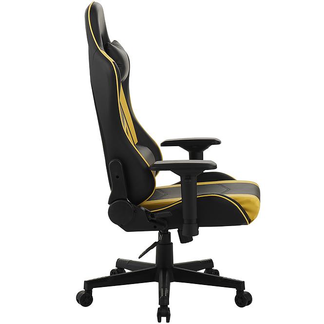 Gamer szék Leander 8691 fekete/sárga