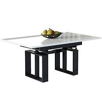 Asztal, felhúzható Empoli 170 fehér fényű