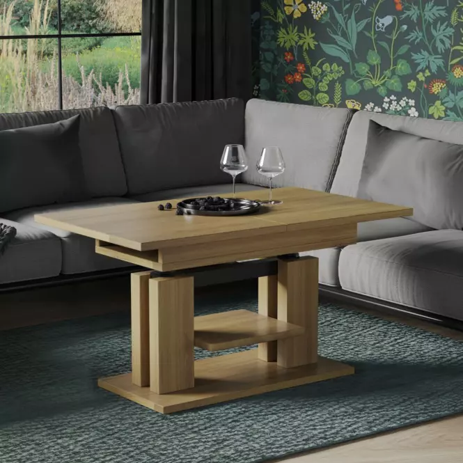 Asztal, felhúzható Iso 170 tölgy natura,4