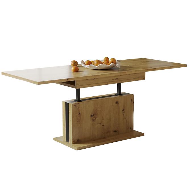 Asztal, felhúzható Solaris 170 tölgy artisan