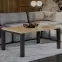 Dohányzóasztal Garold 120 tölgy arany craft,3