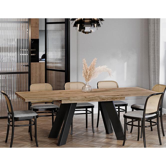 Asztal Como 210 tölgy arany craft,5