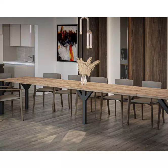 Asztal Dunaj 240 tölgy arany craft