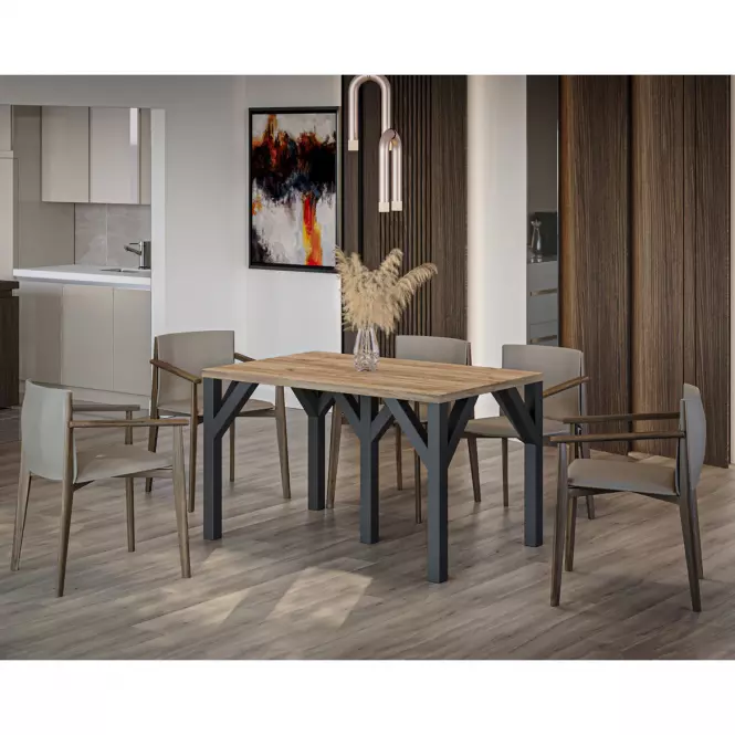 Asztal Dunaj 295 tölgy arany craft