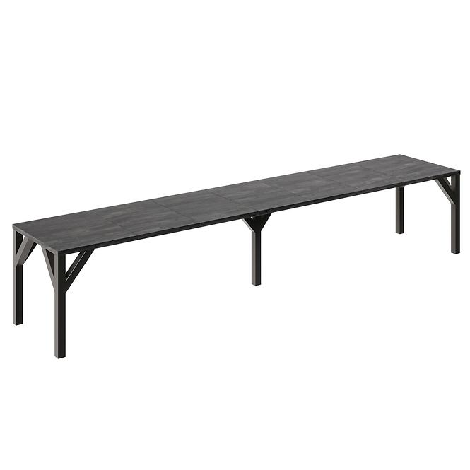 Asztal Dunaj 405 sötét konkrét,4