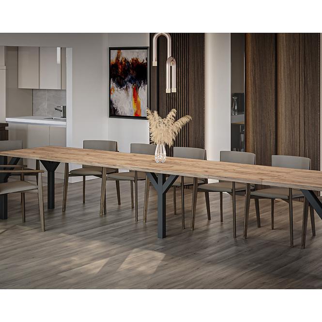 Asztal Dunaj 405 tölgy arany craft