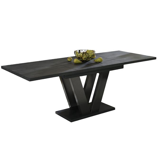 Asztal Lara 210 sötét konkrét