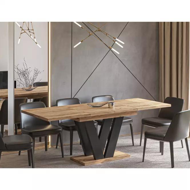 Asztal Lara 210 tölgy arany craft,5