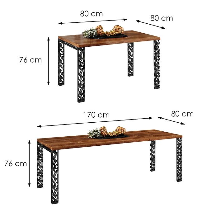 Asztal Matio 170 tölgy stirling