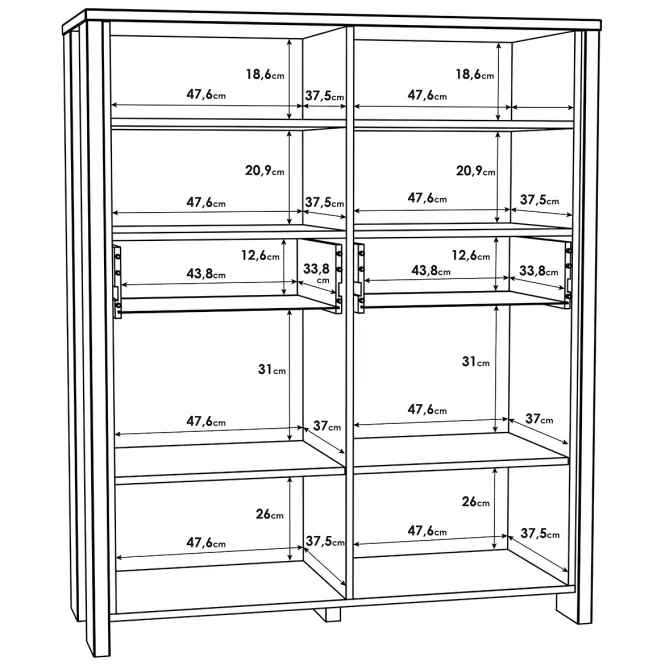 Komód Symmach CLFK321,5