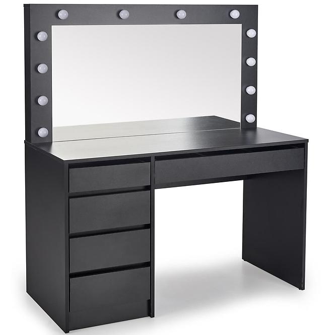 Fésülködő Hollywood XL fekete + LED,2