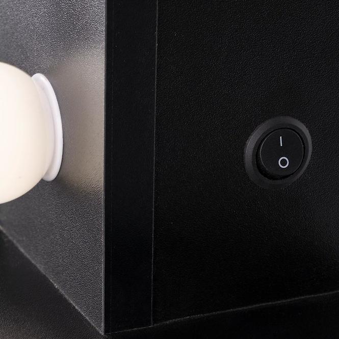 Fésülködő Hollywood XL fekete + LED,9