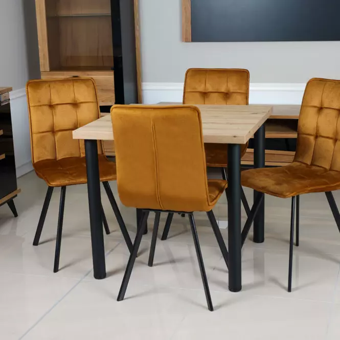 Asztal Ron 80x80 artisan,5