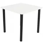 Asztal Ron 80x80 fehér