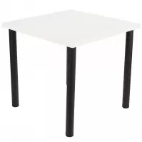 Asztal Ron 80x80 fehér