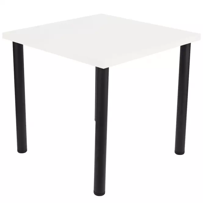 Asztal Ron 80x80 fehér