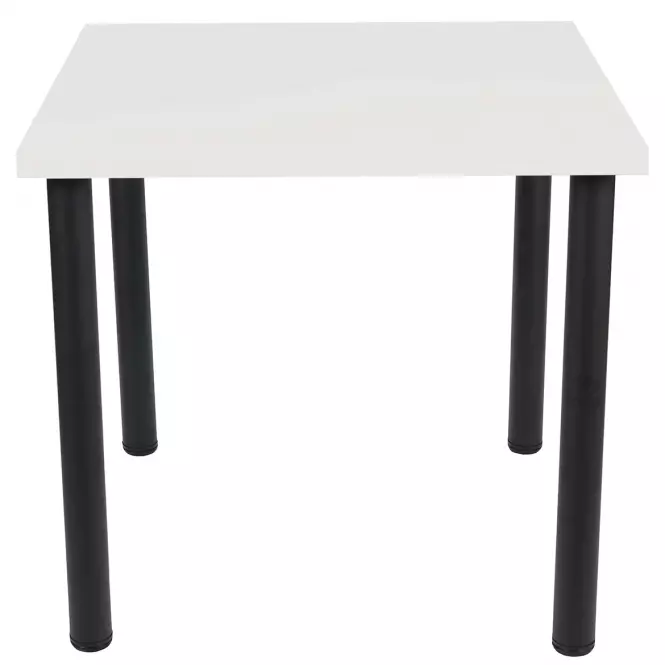 Asztal Ron 80x80 fehér
