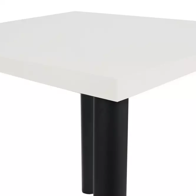 Asztal Ron 80x80 fehér,3