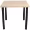 Asztal Ron 80x80 sonoma,2