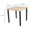 Asztal Ron 80x80 sonoma,4