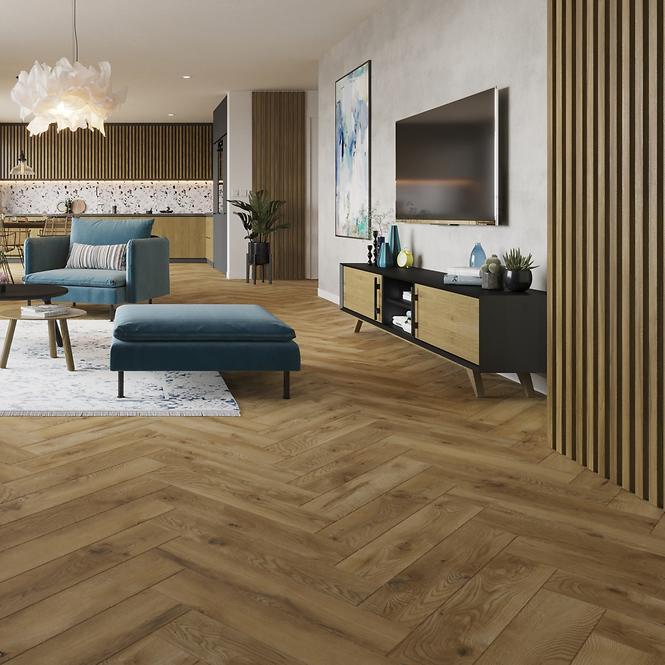 Laminált padló tölgy Royal 8mm AC5 Herringbone WR 64832