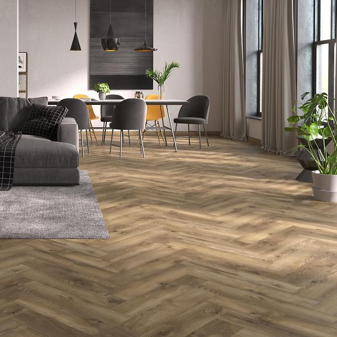 Laminált padló tölgy Manor 8mm AC5 Herringbone WR 64833