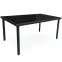 Asztal technorattan Dandy fekete 150x90 cm