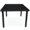 Asztal technorattan Dandy fekete 150x90 cm,3
