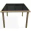 Asztal technorattan Dandy természetes 150x90 cm,2